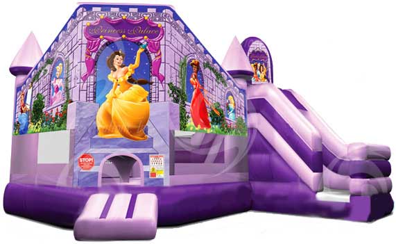 princess castle, princess bouncer, princess jumper, princess obstacle course