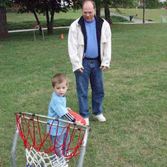 Frisbee Golf at the company picnic