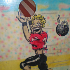 Mr. Touchdown football carnival game