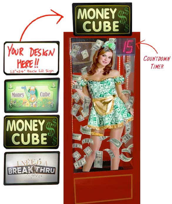 money cube, cash machine