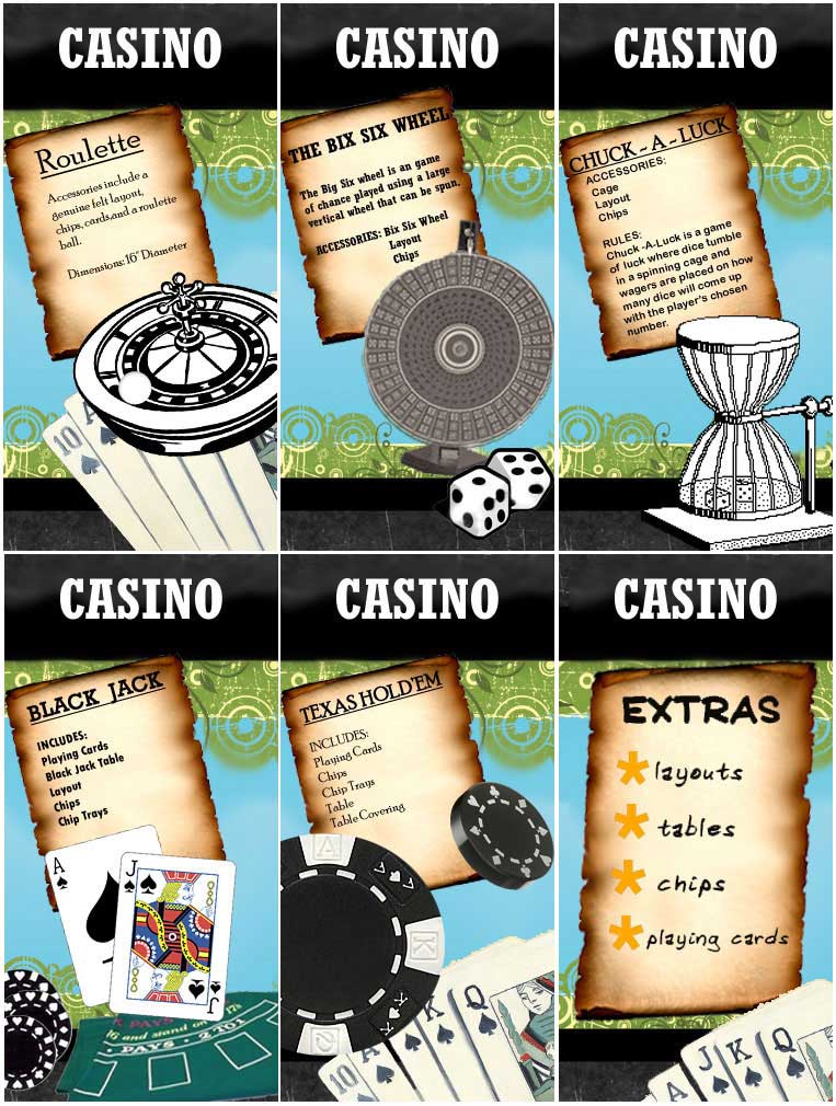 casino game rental, layouts, black jack table, tournament supplies