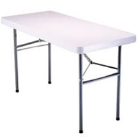 4 foot Folding Table (Adjustable Heights)