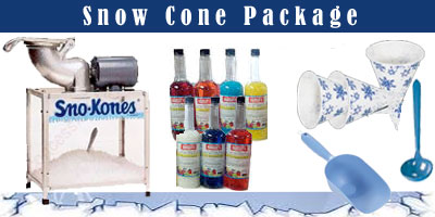 sno cone supplies package, snow cone supplies