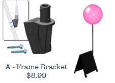 balloon sign bracket