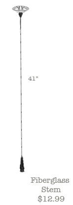 balloon fiberglass stem