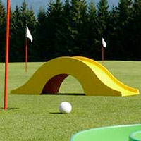 mini golf bridge obstacle