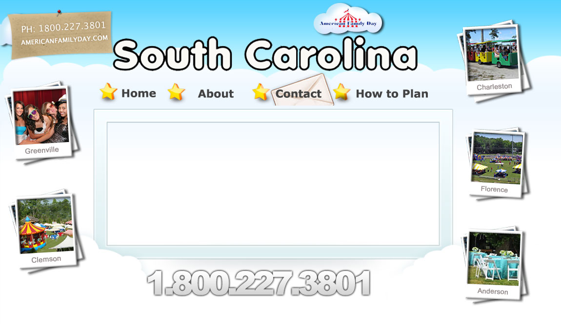Florence South Carolina company picnic, Florence South Carolina event planner, Florence South Carolina corporate event