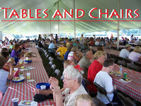 Alpharetta, GA Tables and Chairs Rentals